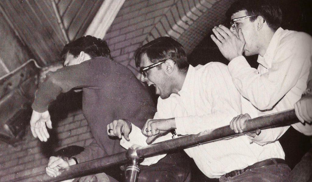 enthusiastic students in 1968